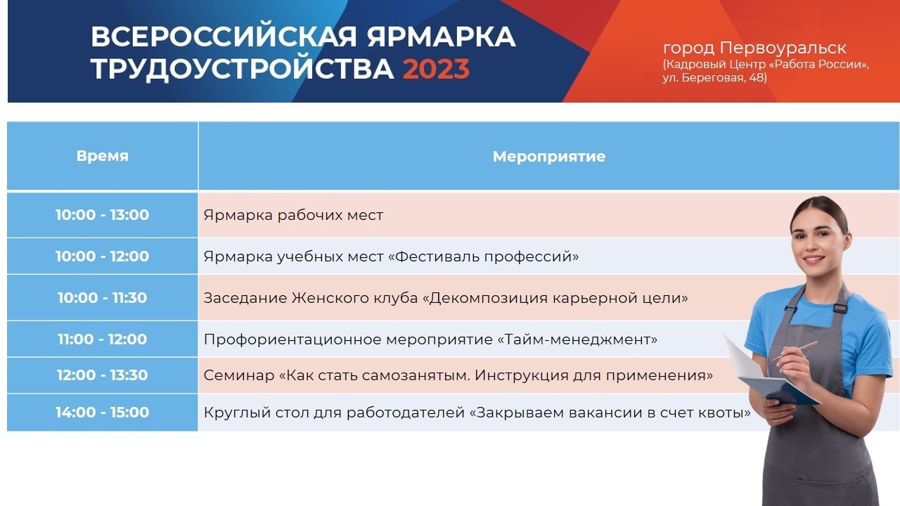 Всероссийская ярмарка вакансий 28 июня 2024 года